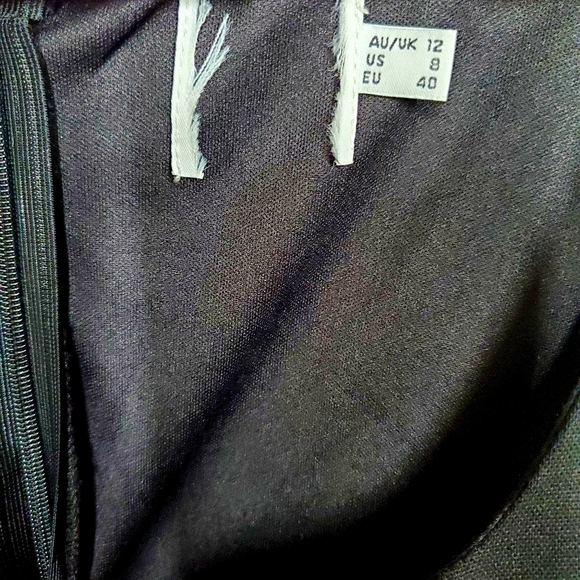 Princess Polly Villa Faux Wrap Mini Little Black Dress - Picture 8 of 15